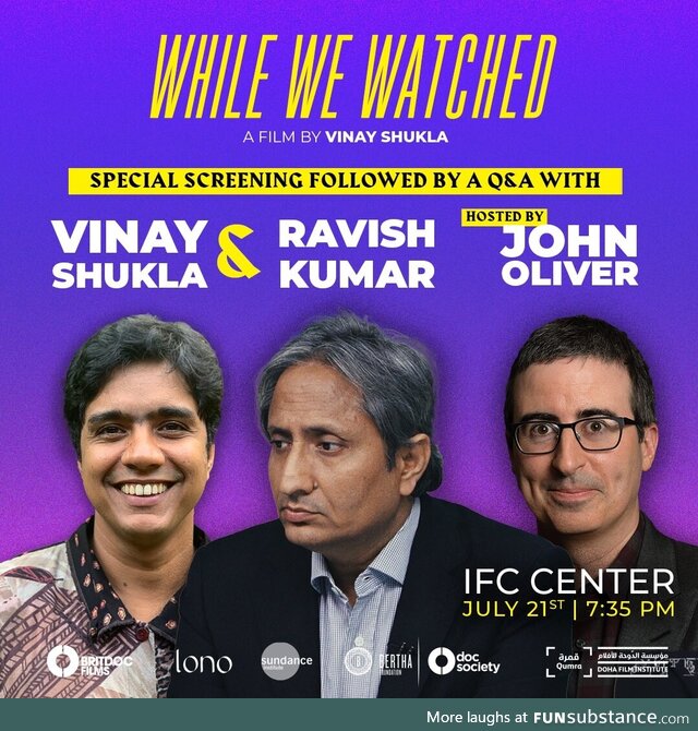 Upcoming film screening to be hosted by John Oliver!