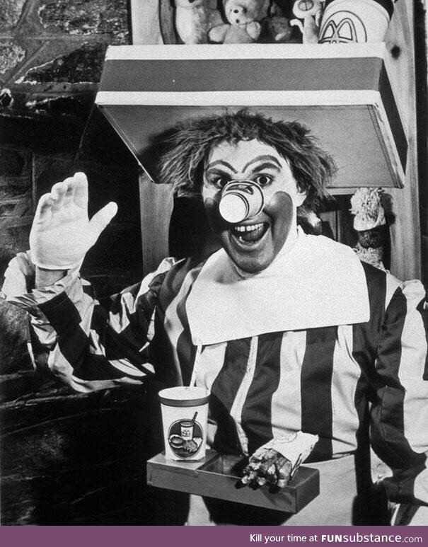 The original Ronald McDonald, 1963