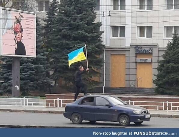 Kherson, Ukraine, has been liberated today