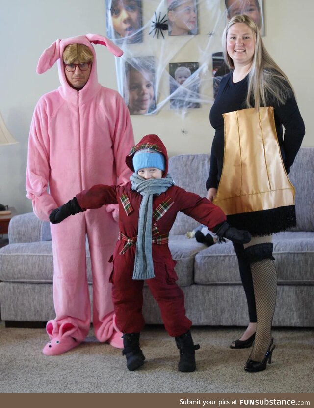 Our family Halloween Costumes... A Christmas Story!