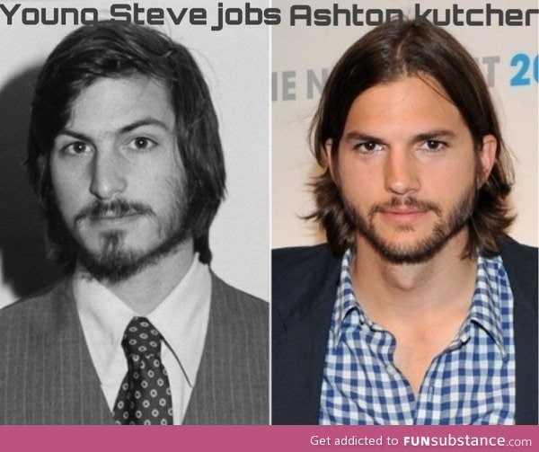 Steve Jobs vs Asthon Kutcher