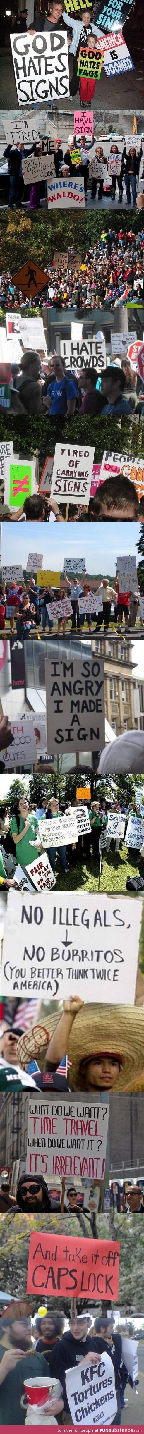 Best protest signs