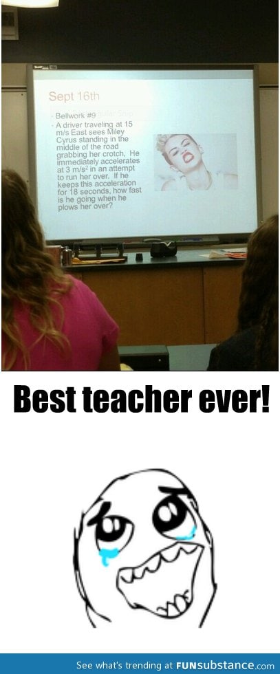 Cool teacher