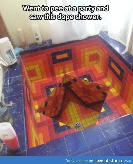 A shower like no other