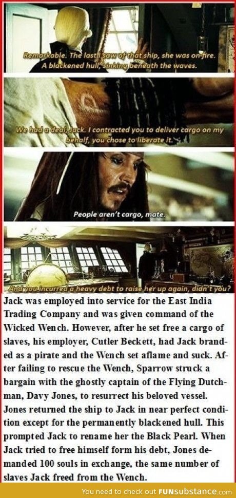 Backstory of Captain Jack Sparrow