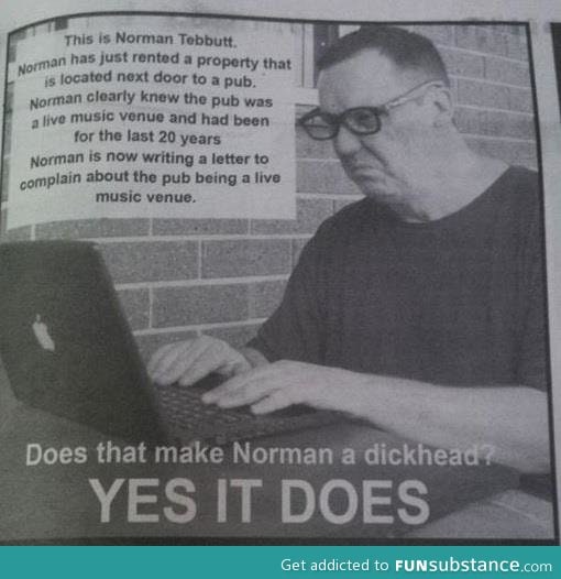 God damn it, norman!
