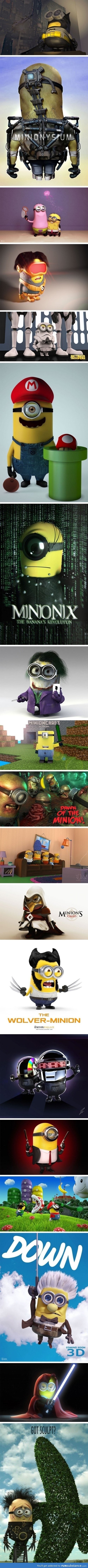 All the different minions