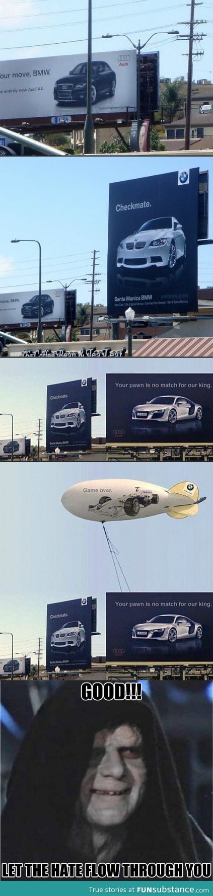 Audi vs BMW ads