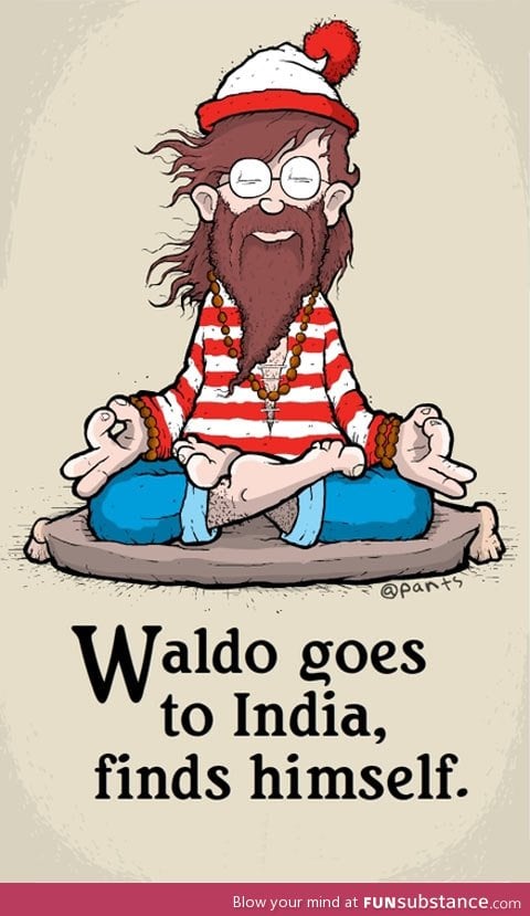 Waldo goes to India