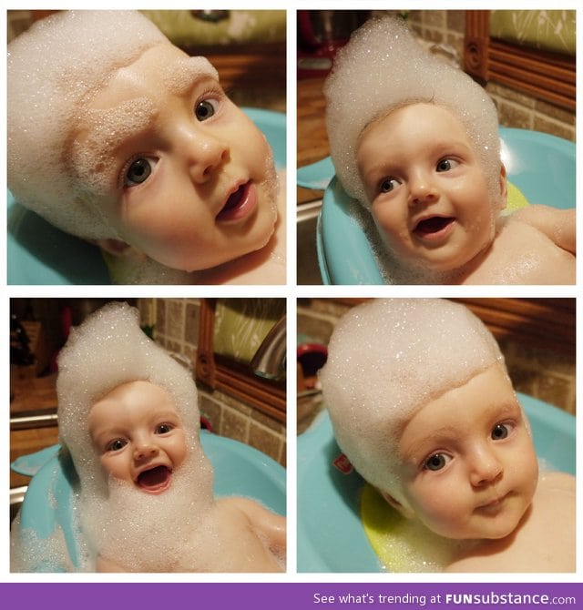 I've been working on my bubble wig styling skills!