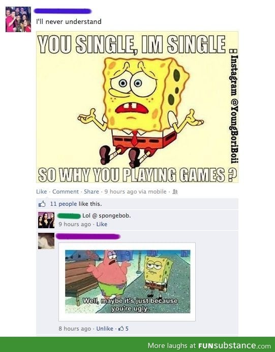Patrick knows what's up