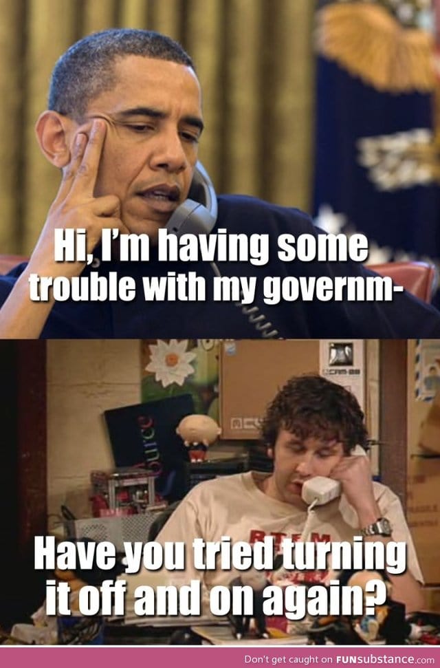 Troubleshooting Obama's government problems