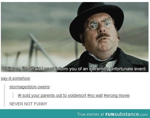 Unfortunate Events/ Harry Potter mashup