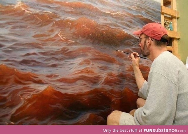 Amazing painting of water