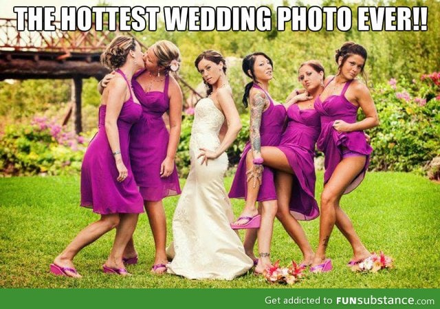 Hottest wedding photo ever