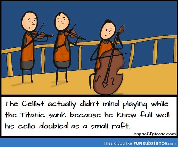 The titanic's cellist