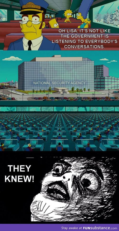 Simpsons knew about the NSA in 2007