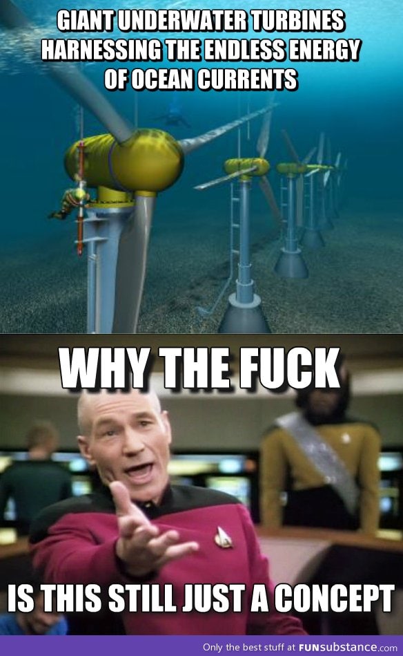 Underwater turbines