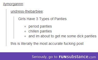 Types of panties