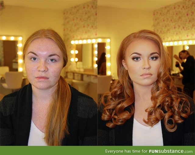 What makeup can do. Mind blown.