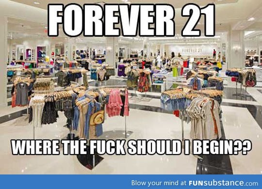 Shopping at Forever 21