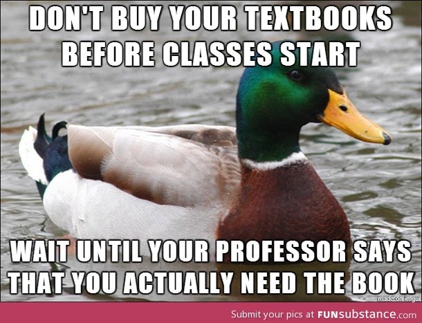 Some other advice for college freshman