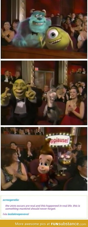 Lest we forget the 2001 Oscars