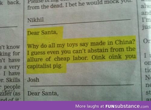 Santa, you little shit