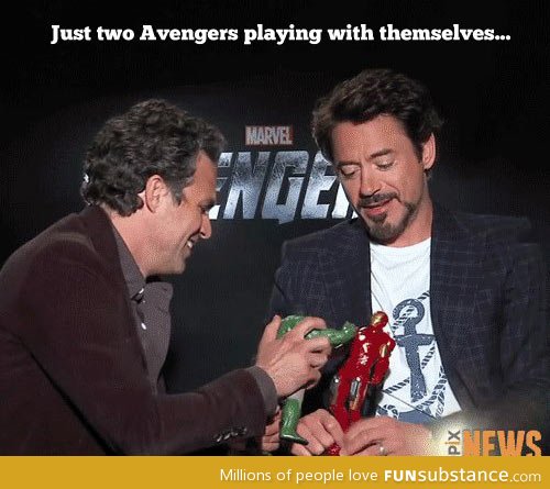 Just two Avengers…