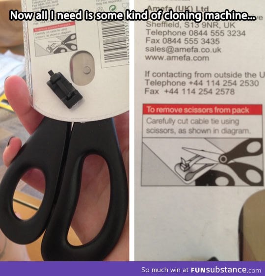 Scissor paradox