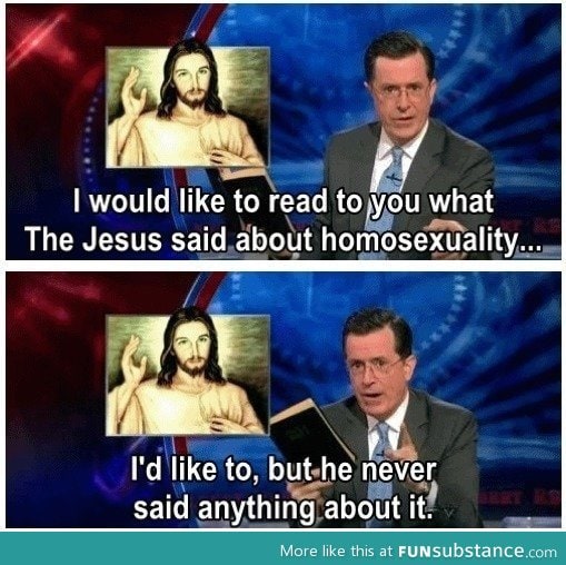 What Jesus said about homos*xuality