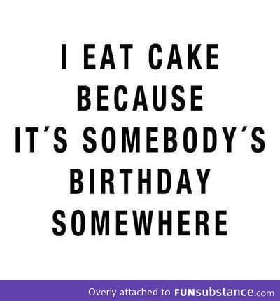 i eat cake