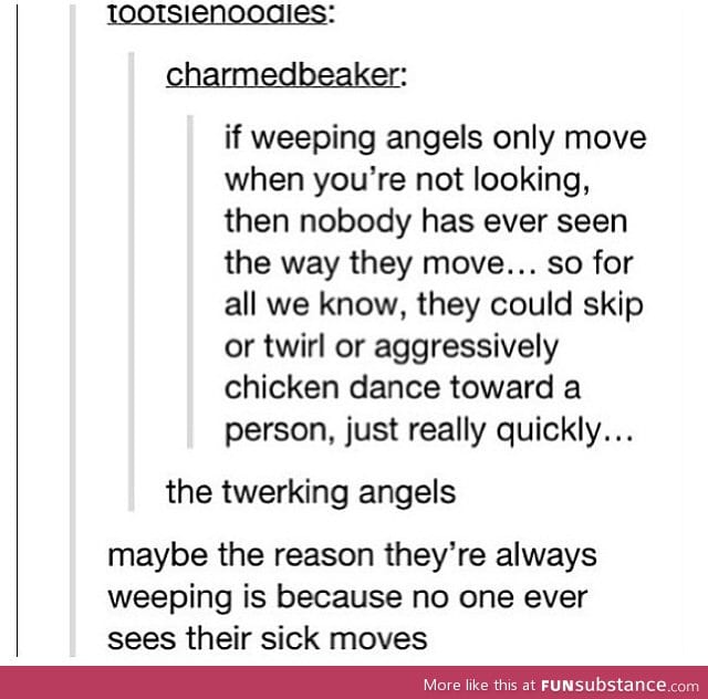Twerking angels