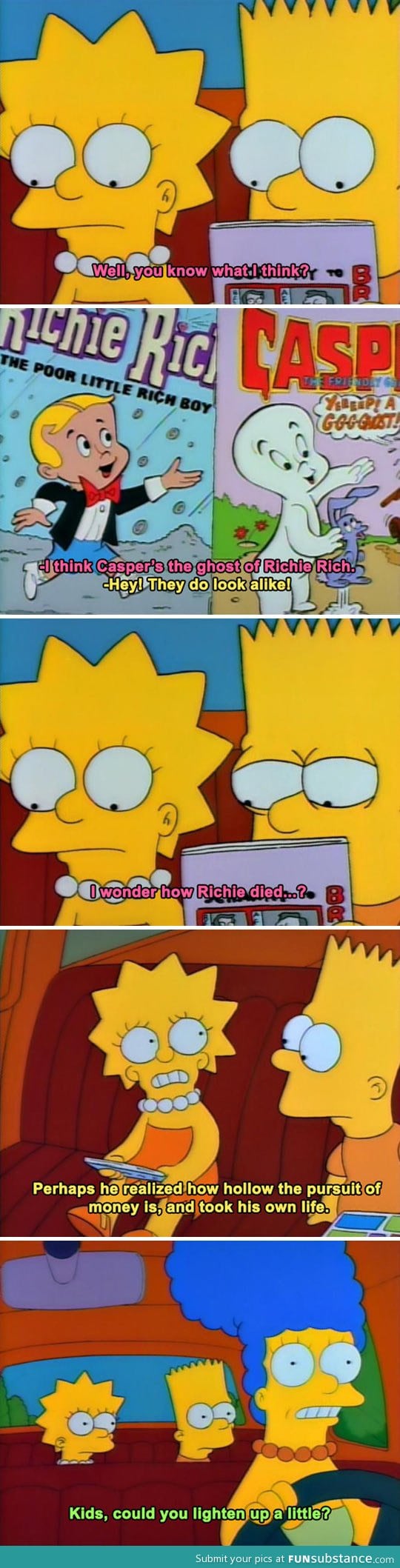 The Simpsons had some heavy stuff