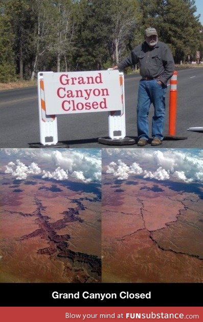 Grand canyon closed