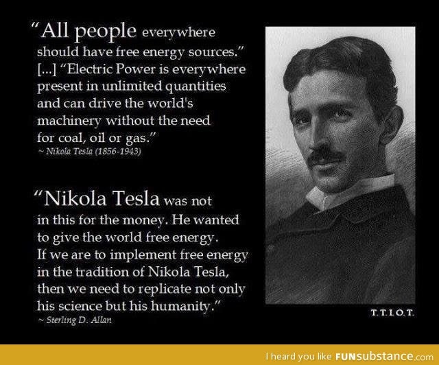 Free electricity - Tesla