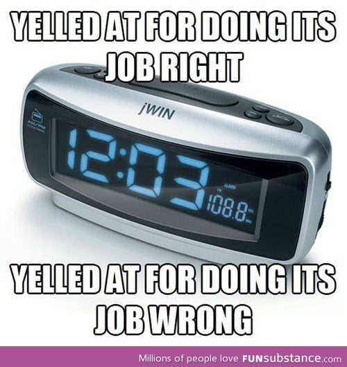Alarm clock problems