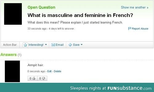 Masculine and feminine