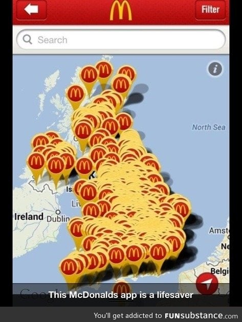Hard to find a McDonalds