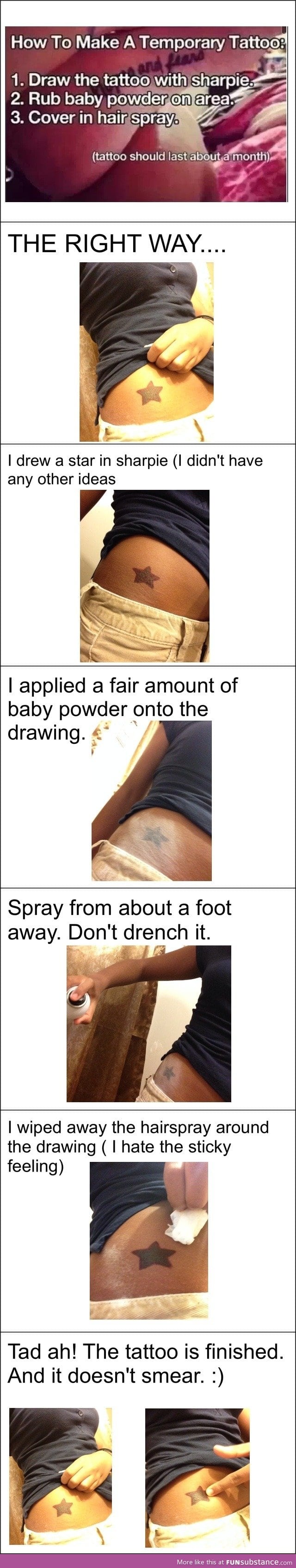 Make a sharpie tattoo that lasts a month - FunSubstance