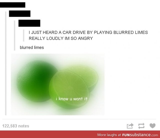 Blurred limes...