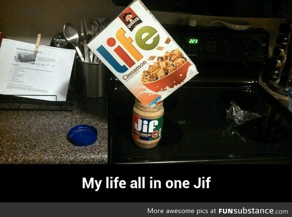 My life in one jif