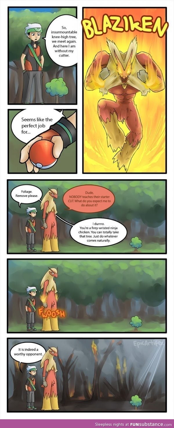 Pokemon and trees