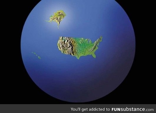 What mericans think the earth looks like