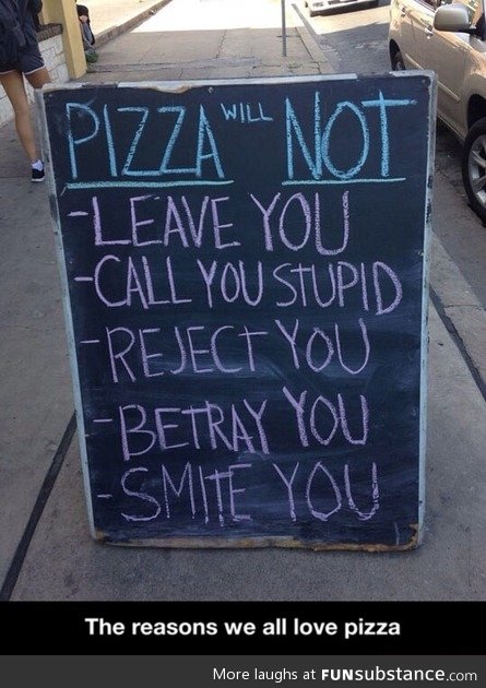 The reasons to love pizza