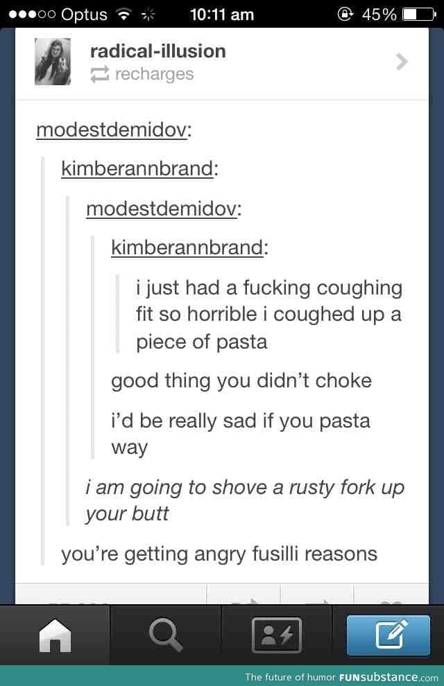 Pasta, to a whole new level