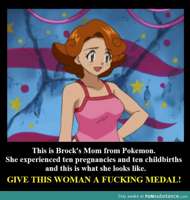 Brock's mom