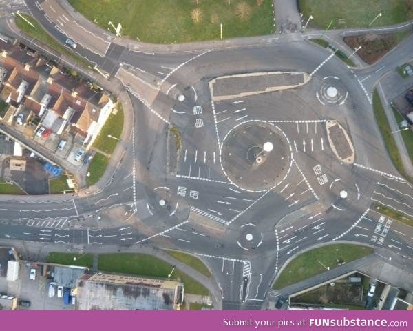 A junction in england because: F*ck you