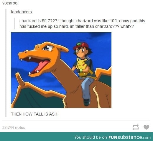 How tall is Ash?