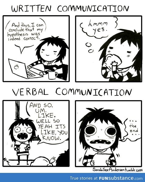 Written vs. Verbal